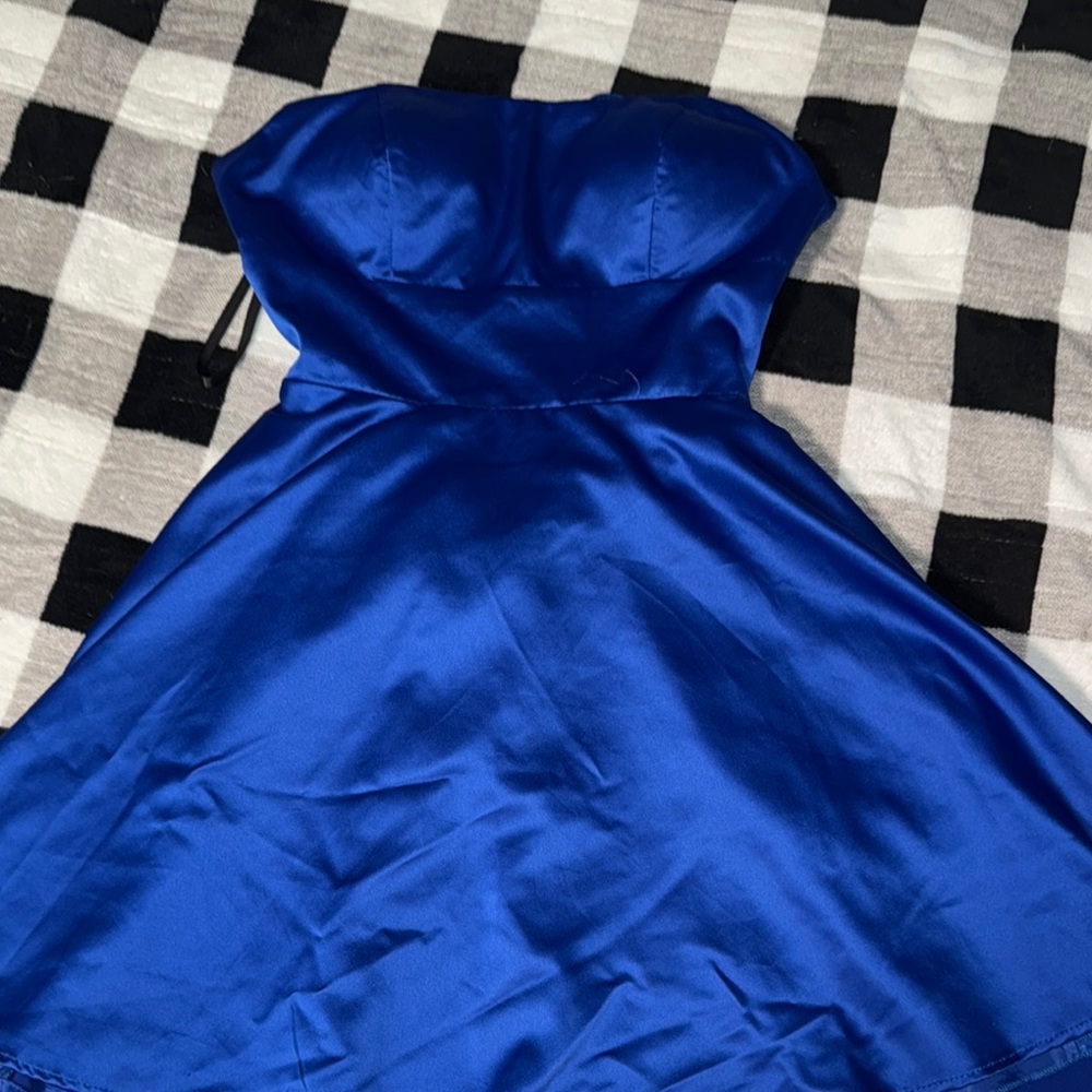 Windsor Strapless Blue Dress